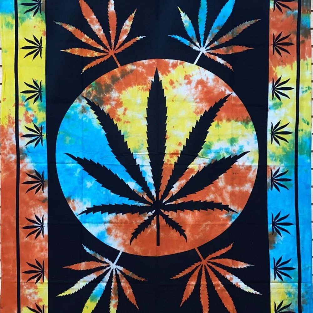 Pot Leaf Tapestry